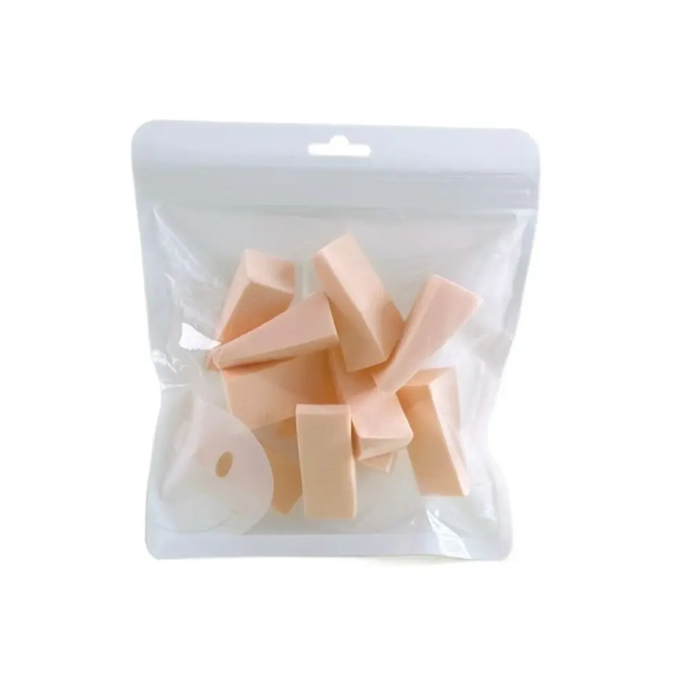 Wasbare zachte driehoekige make-upspons Gladde droge en natte poederdons Mini concealer Crème Cosmetische bladerdeeg Dames