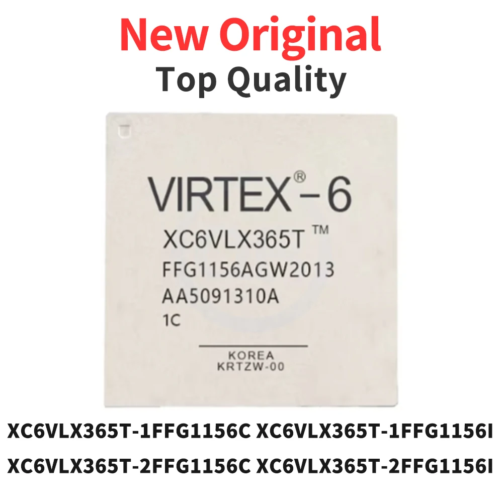

1 Piece XC6VLX365T-1FFG1156C XC6VLX365T-1FFG1156I XC6VLX365T-2FFG1156C XC6VLX365T-2FFG1156I XC6VLX365T FFG1156 New Original