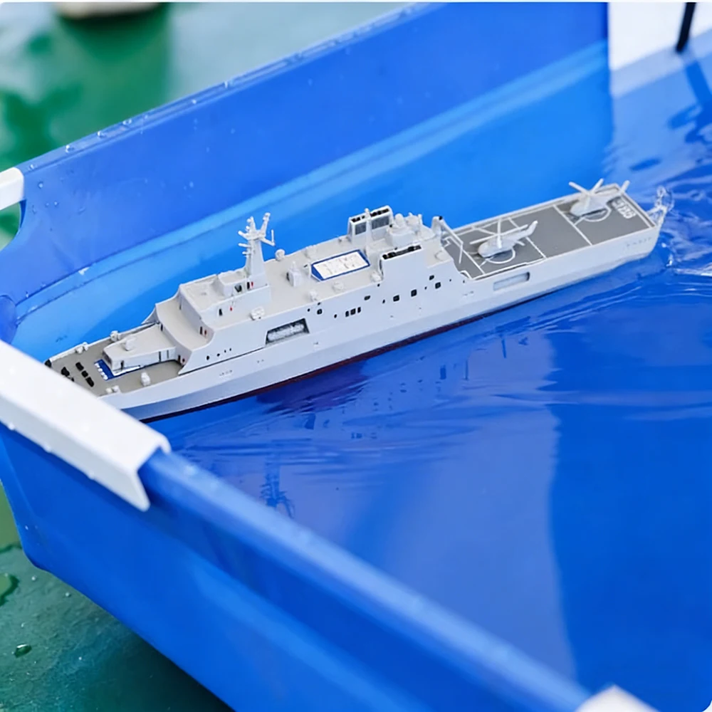 Bateau d'atterrissage amphibie de 47cm RC, bateau télécommandé avec double moteurs, modèle Schiffe RC, jouet, modèle de navire de guerre, 1/450