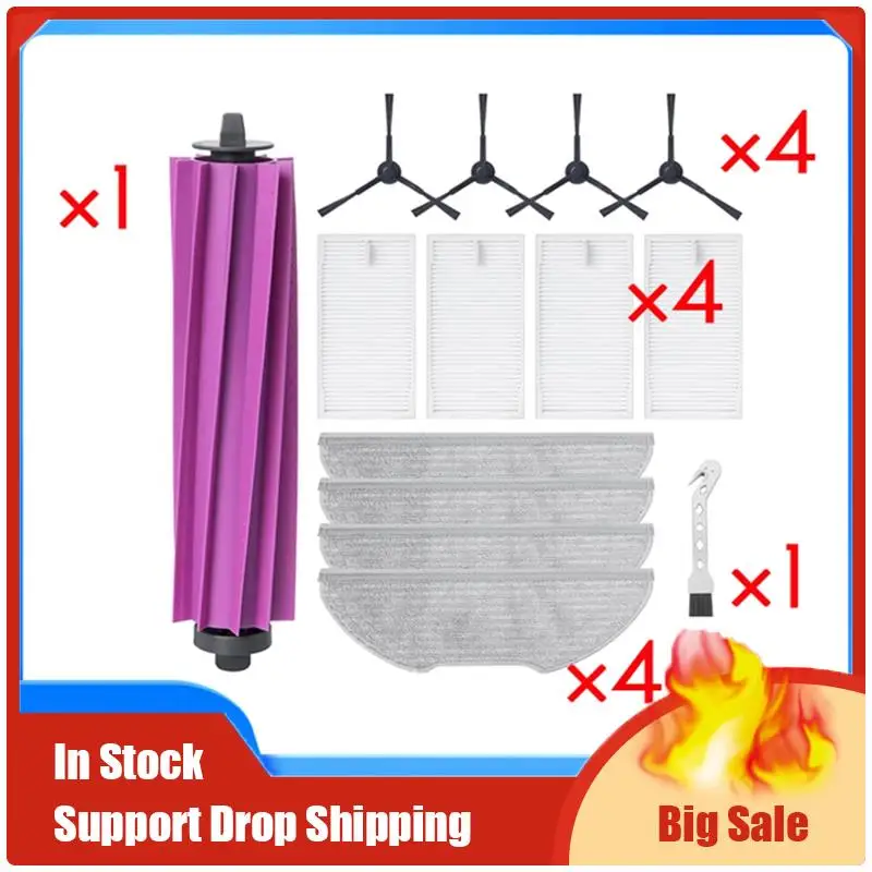 

Top Deals 11 PCS For Eureka E20 Plus Vacuum Cleaner Replacement Spare Kit Main Side Brush Mop Filter Durable & Easy To Install