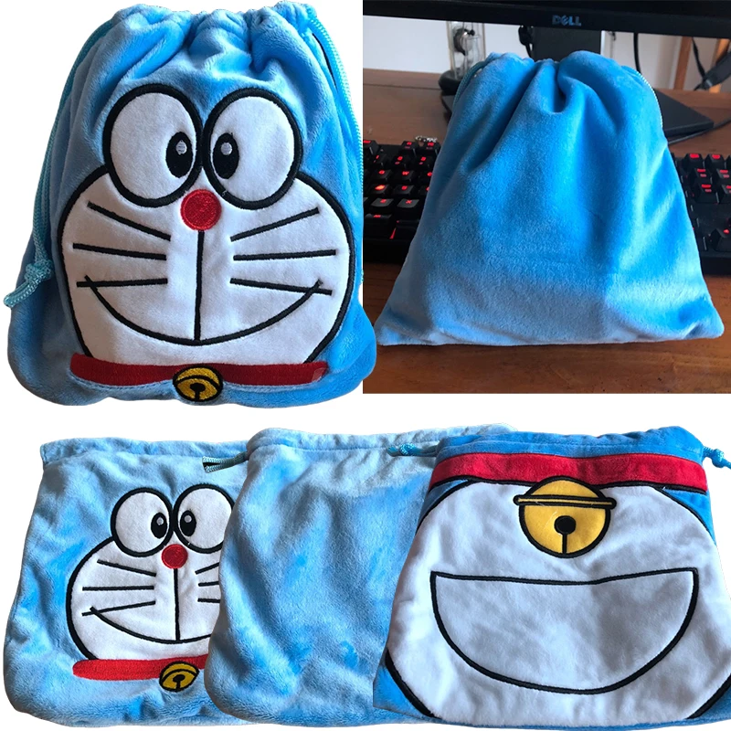 

Doraemon Stationery Bundle Pocket Anime Portable Drawstring Pocket Miscellaneous Bag Travel Toiletrie Storage Bag School Supplie