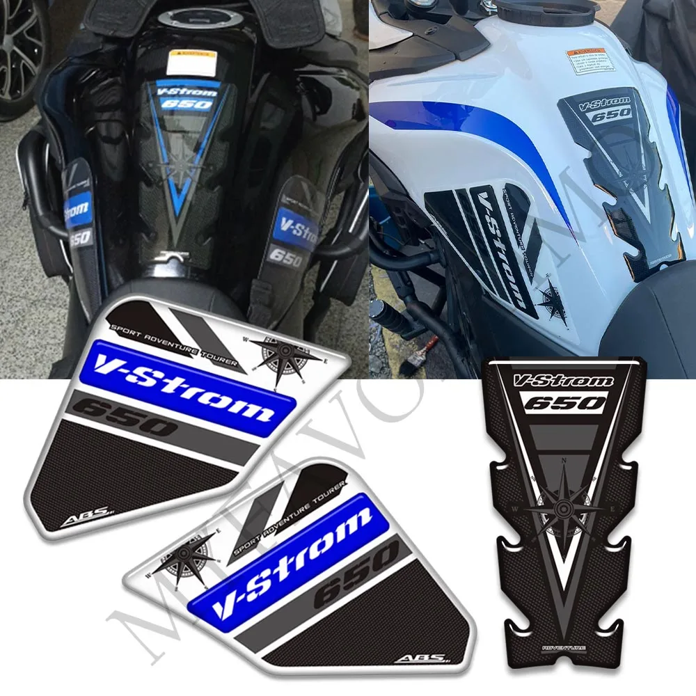 

For Suzuki V STROM VSTROM DL 650 XT 650XT 2018 2019 2020 2021 2022 Tank Pad TankPad Protection Stickers Fuel Oil Kit Adventure