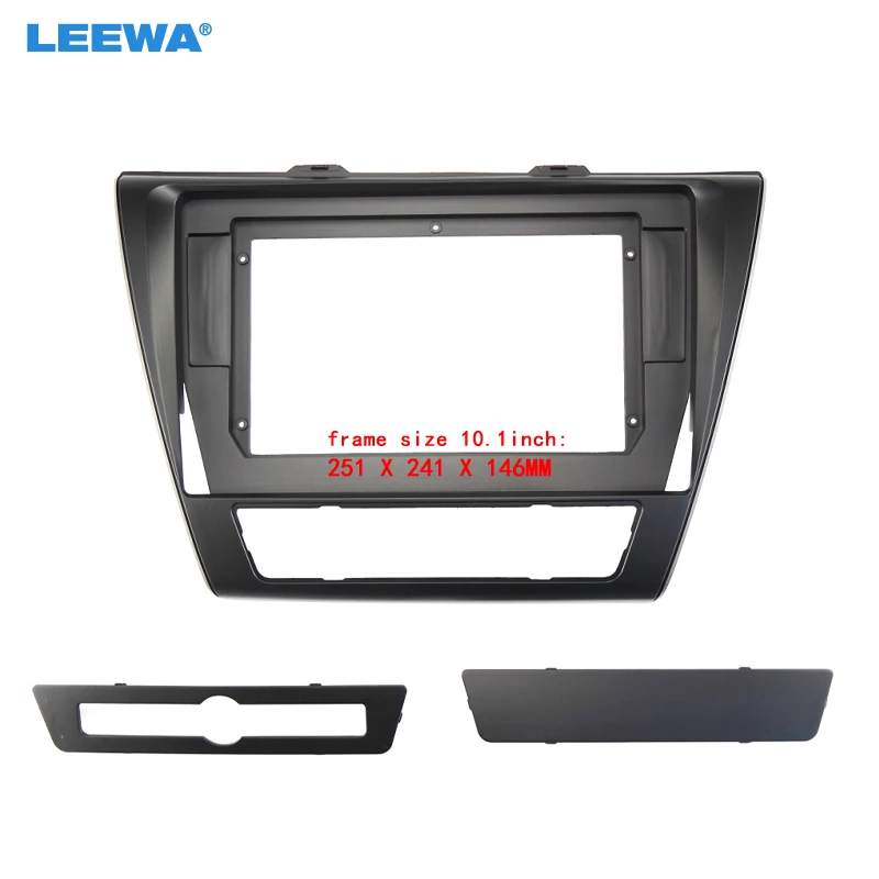 LEEWA Car 2Din Audio Face Plate Fascia Frame For ROEWE I5 2019 10.1