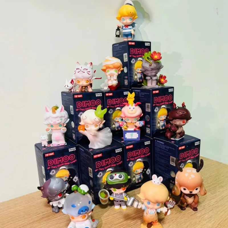 

Bubble Mart Blind Box Dimoo No Sleep Tonight Collection Handmade Collection Ornament Doll Children'S Trendy Toys Children'S Gift
