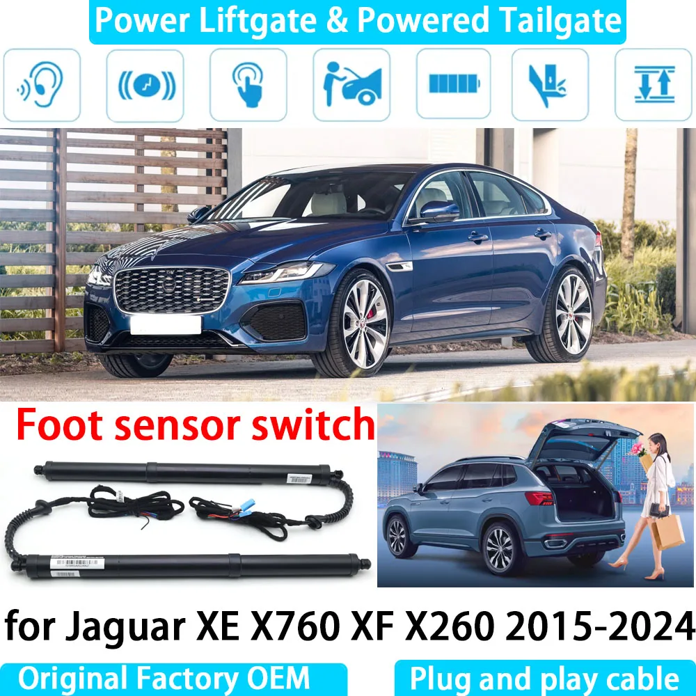 

for Jaguar XE X760 XF X260 2015-2024 Automatic Electric Power Liftgate Powered Tailgate Strut Tail Gate Lift System