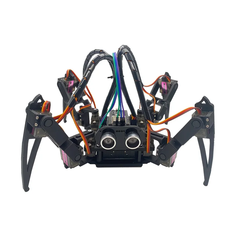 QuadBot-TD 3DOF Quadruped Biomimetic Spider Programming Robot Support Arduino Bluetooth Remote Control Assembly DIY Kit STEM