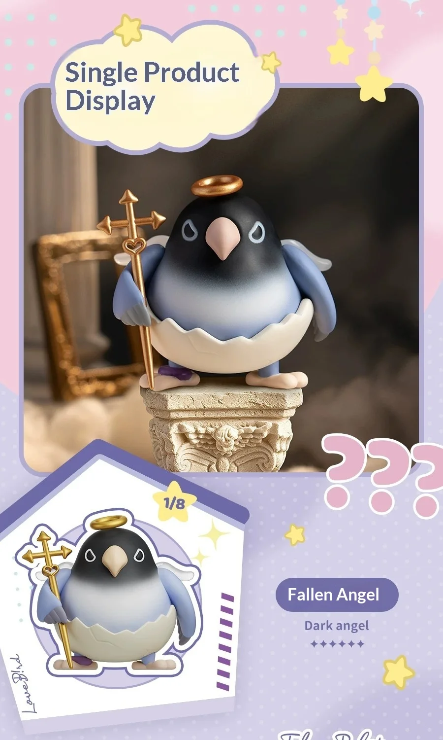 Original Neue Lovebird First Bird Or Egg Serie Blind Box Niedliche Abstrakte Mini-Figur Desktop-Ornament Sammlerstück Puppe Geschenk Spielzeug – Detail 6