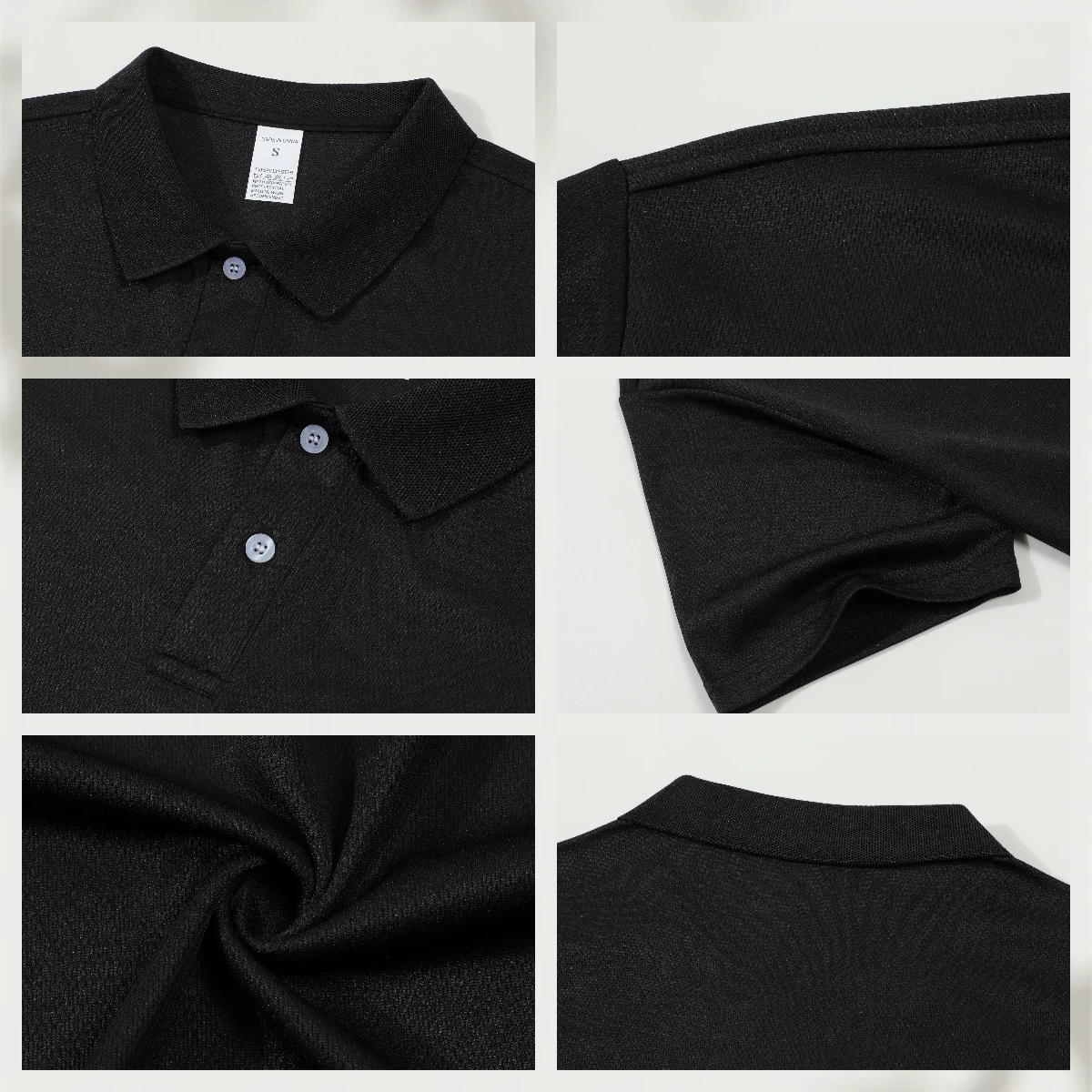 Herren Schnelltrocknende Polo-Shirts Kurzarm Atmungsaktiv Lässige Sommer-Sportoberteile Outdoor Business Streetwear Passende Polo-T-Shirts für Männer – Detail 5