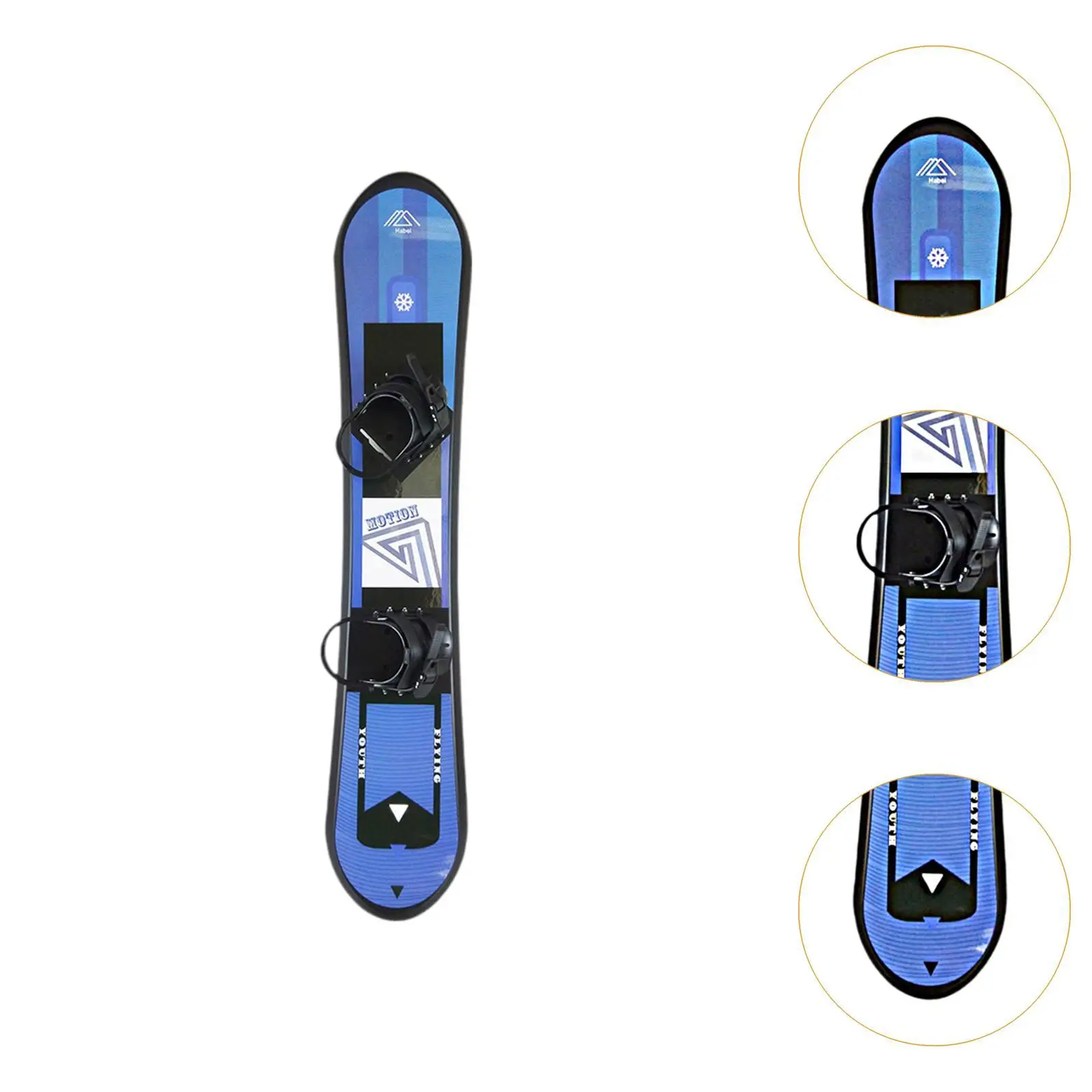 لوح ثلج فردي للأطفال على الجليد، زلاجات ثلج محمولة للرياضات الشتوية