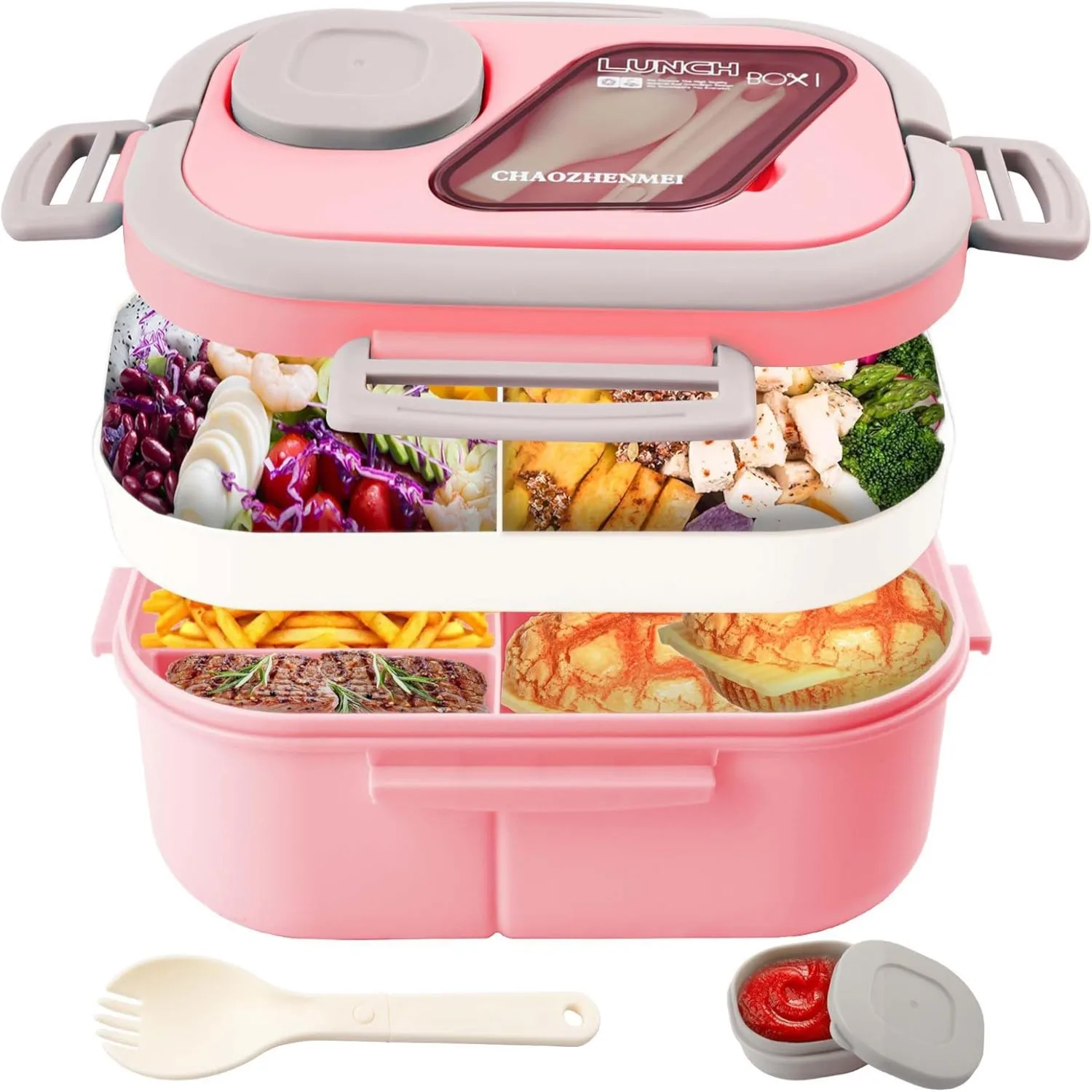 Lunch Box Container Snack Food Storage Container Leak Proof Insulated Food Jar Food Container for Sandwiches Salads Fruits