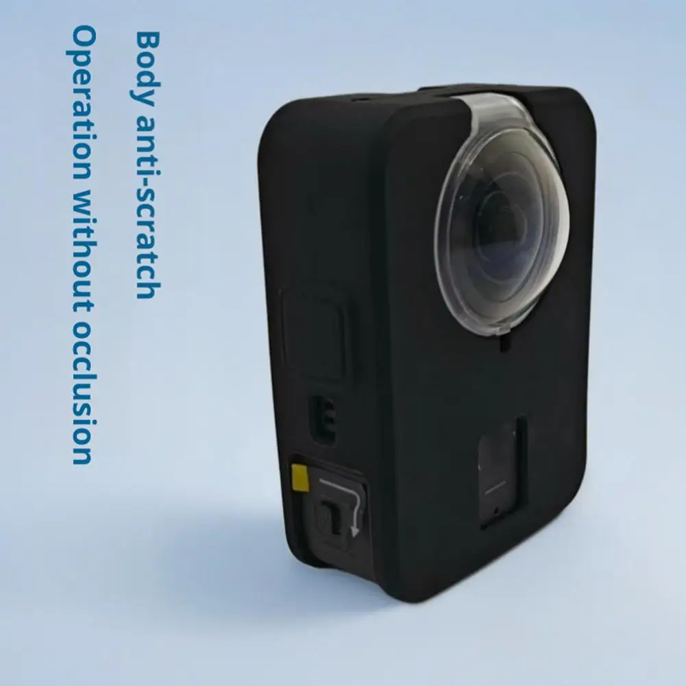   Para dji Osmo 360 cámara panorámica cuerpo funda de silicona cubierta protectora a prueba de golpes accesorios de Cámara de Acción