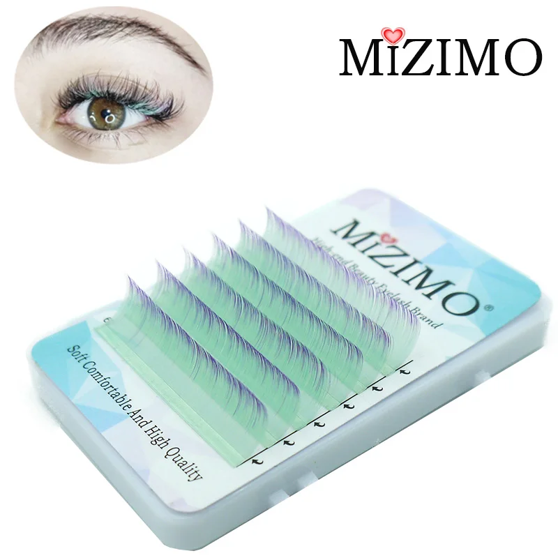 2021 New Color Grafted False Eyelashes Mixed With Soft, Natural And Realistic Extended Makeup Tools 8-15mm0.07/0.1mmC/D
