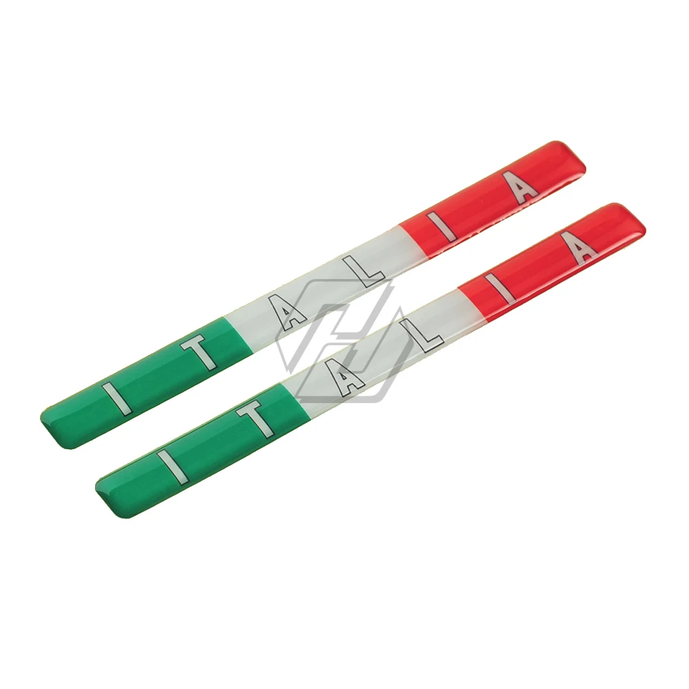 

Italy Flag Motorcycle Tank Decals Stickers Case for Aprilia Ducati Vespa AGV K1 K3 K4 K5 RR4 RR7 - Red/Blue/White PVC Vinyl