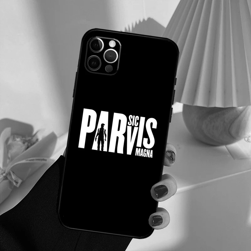 Sic Parvis Magna Uncharted Case For iPhone 11 12 13 14 15 16 Pro Max Cover For iPhone 13 12 Mini XR X XS Max Plus