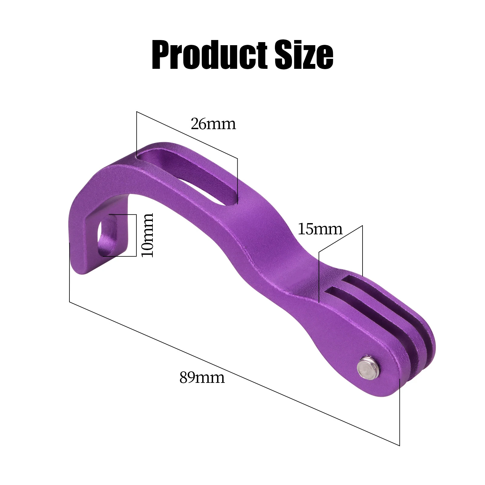 Bike Front Fork Light Holder Adjustable Aluminum Alloy Bracket For GOPRO Sport Camera Headlight Mount Stand Bike Accessories