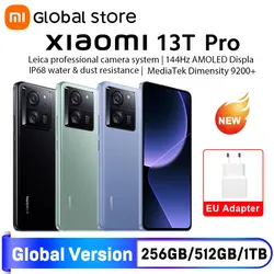 Xiaomi-teléfono inteligente 13T Pro versión Global, dispositivo con Pantalla AMOLED de 6,67 pulgadas, 144Hz, 5G, cámara Leica de 50MP, batería de 5000mAh, hipercarga de 120W, resistente al agua IP68