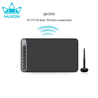 Huion Inspiroy Dial Q620M Graphic Tablet Wireless Drawing Digital Pen Tablet 8 Programmable Press Keys 8192 Levels Pressure Styl