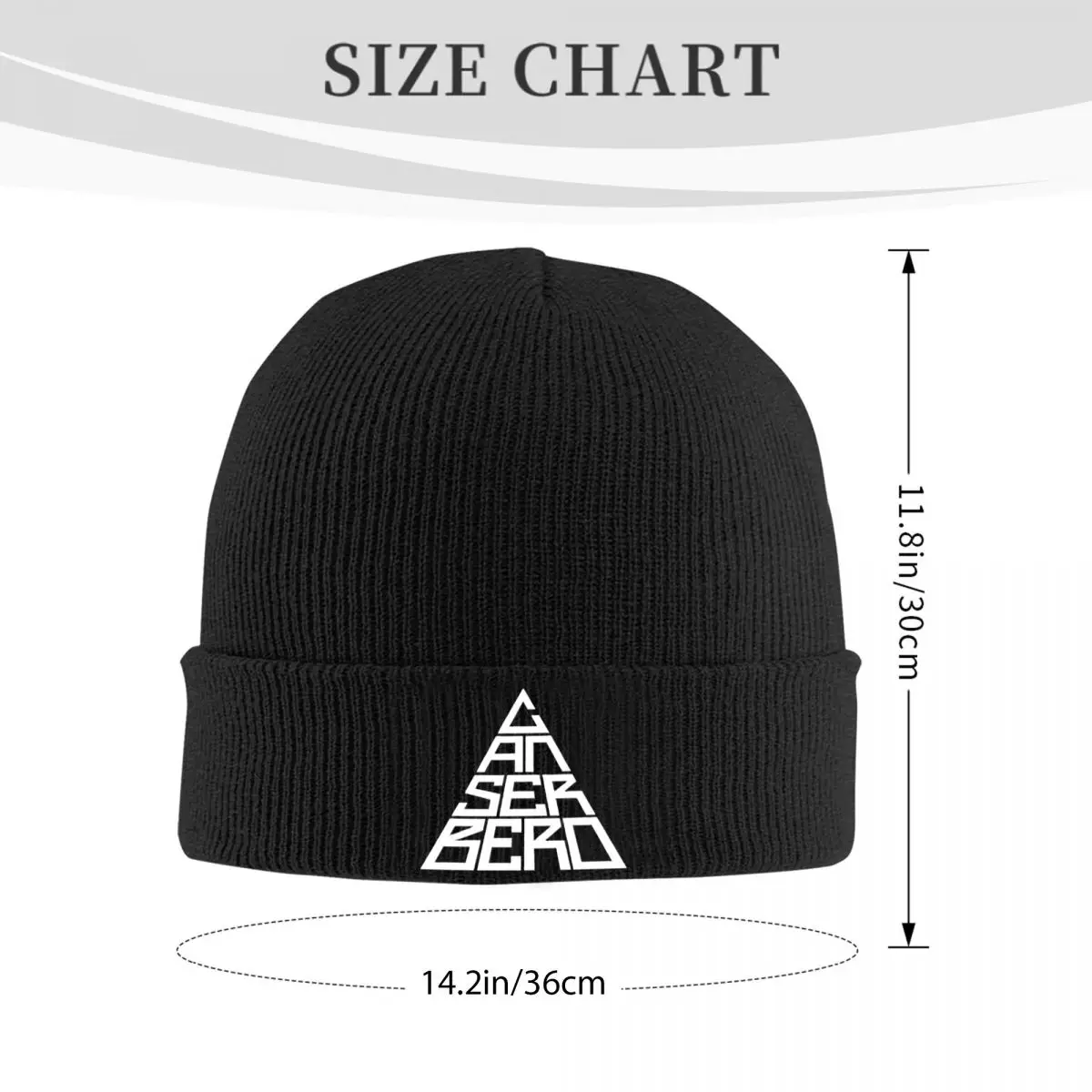 Canserbero Letters Knitted Hat Beanies Autumn Winter Hats Warm Hip-hop Caps Men Women