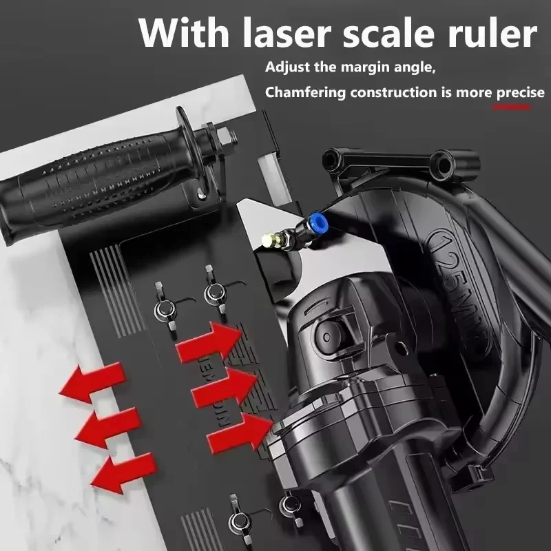 앵글 그라인더 커팅 타일 스탠드 100-125 유형 부착 스톤 트리밍 브래킷 45도 세라믹 타일 모따기 지원 도구