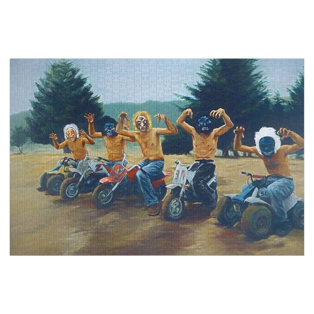 

Painting from The Royal Tenenbaums Jigsaw Puzzle Woods For Adults Wooden Animal Customs With Photo Puzzle