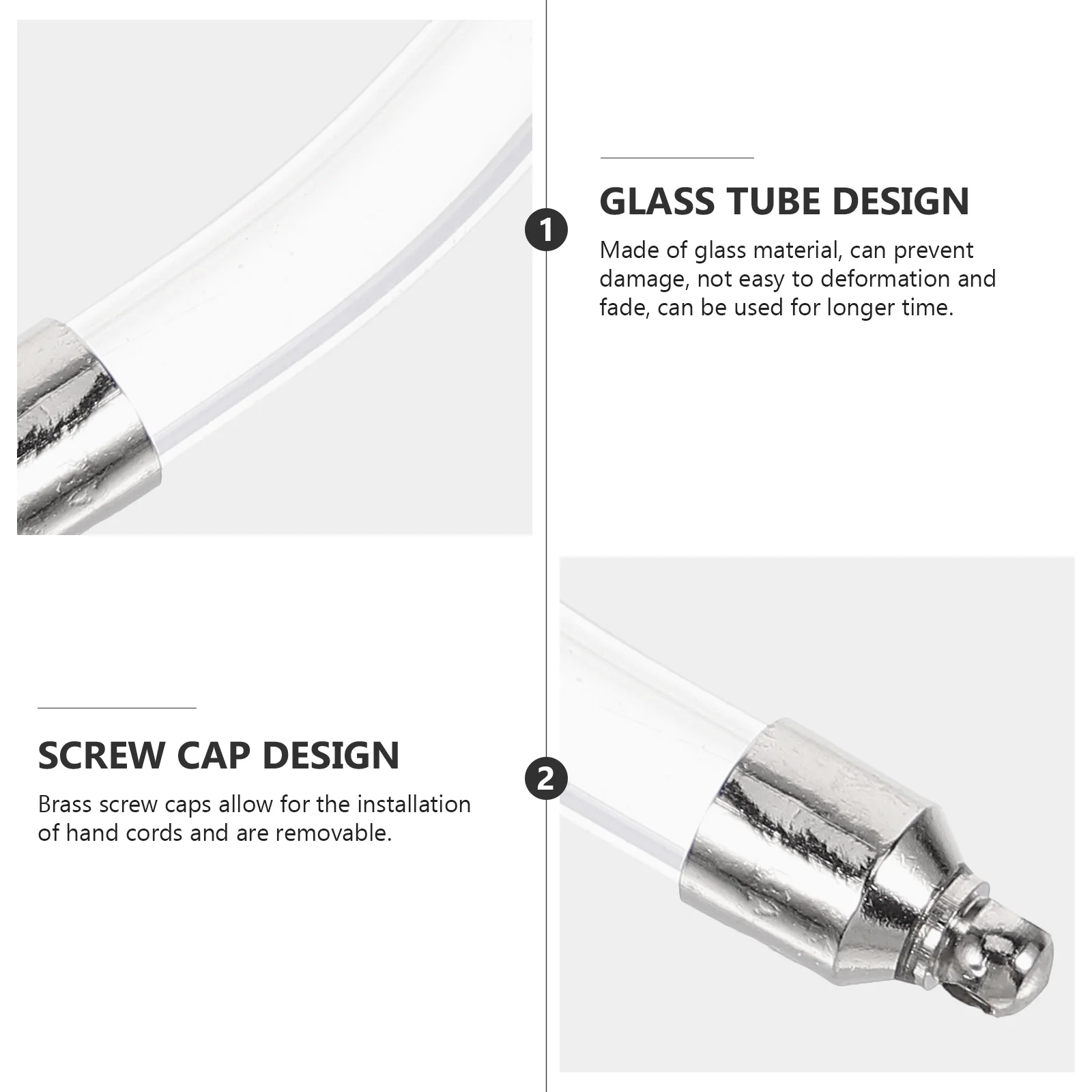 

5Pcs Glass Vials Pendant Wish Bottles Miniature Decorative Containers Airtight Screw Lid Sand Soil Leaves Shells Memories