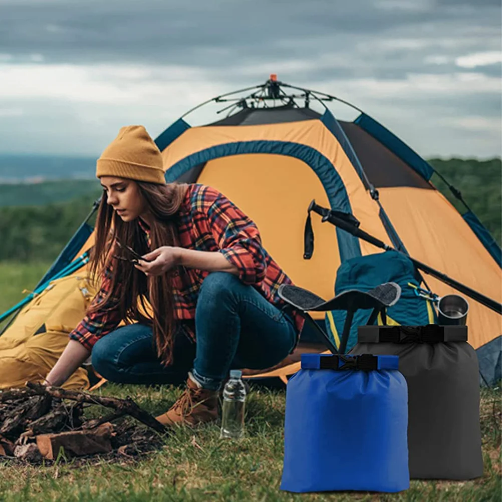 6pcs Waterproof Dry Bag Floating Roll Top Storage For Camping Kayaking Snorkeling Outdoor Gear Pouch Durable Sealed Protection