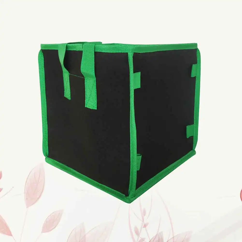 

Nonwovens Planting Pouch Square Planting Bag Plant Growing Bag for Planting Use (4 Gallon, 25x25x25cm)
