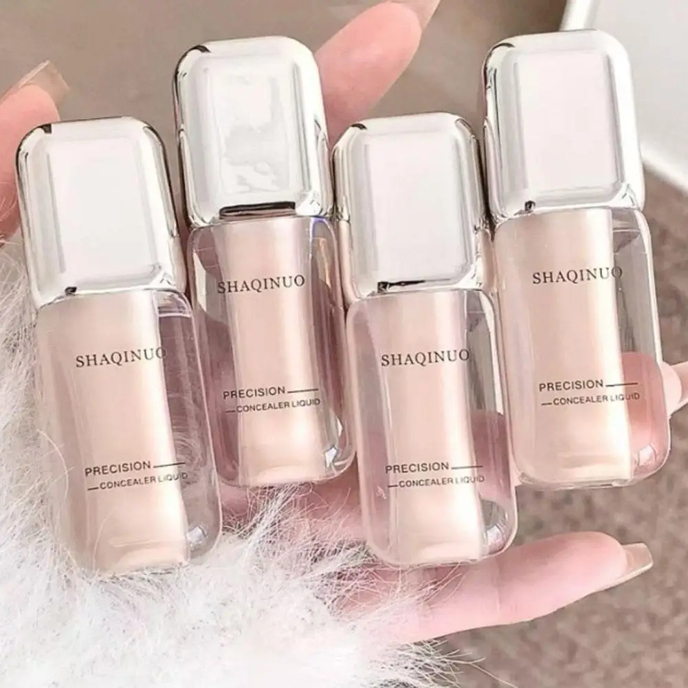 Corrector de 3 colores de larga duración, sin arrugas, luz hidratante, corrector iluminador, maquillaje que cubre marcas y manchas de acné ﻿