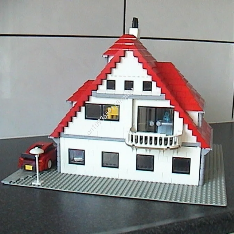 2609 pçs moc villa 2 0 cityed modelo blocos de construção brinquedos construção montar educação presentes natal tijolo crianças aniversário