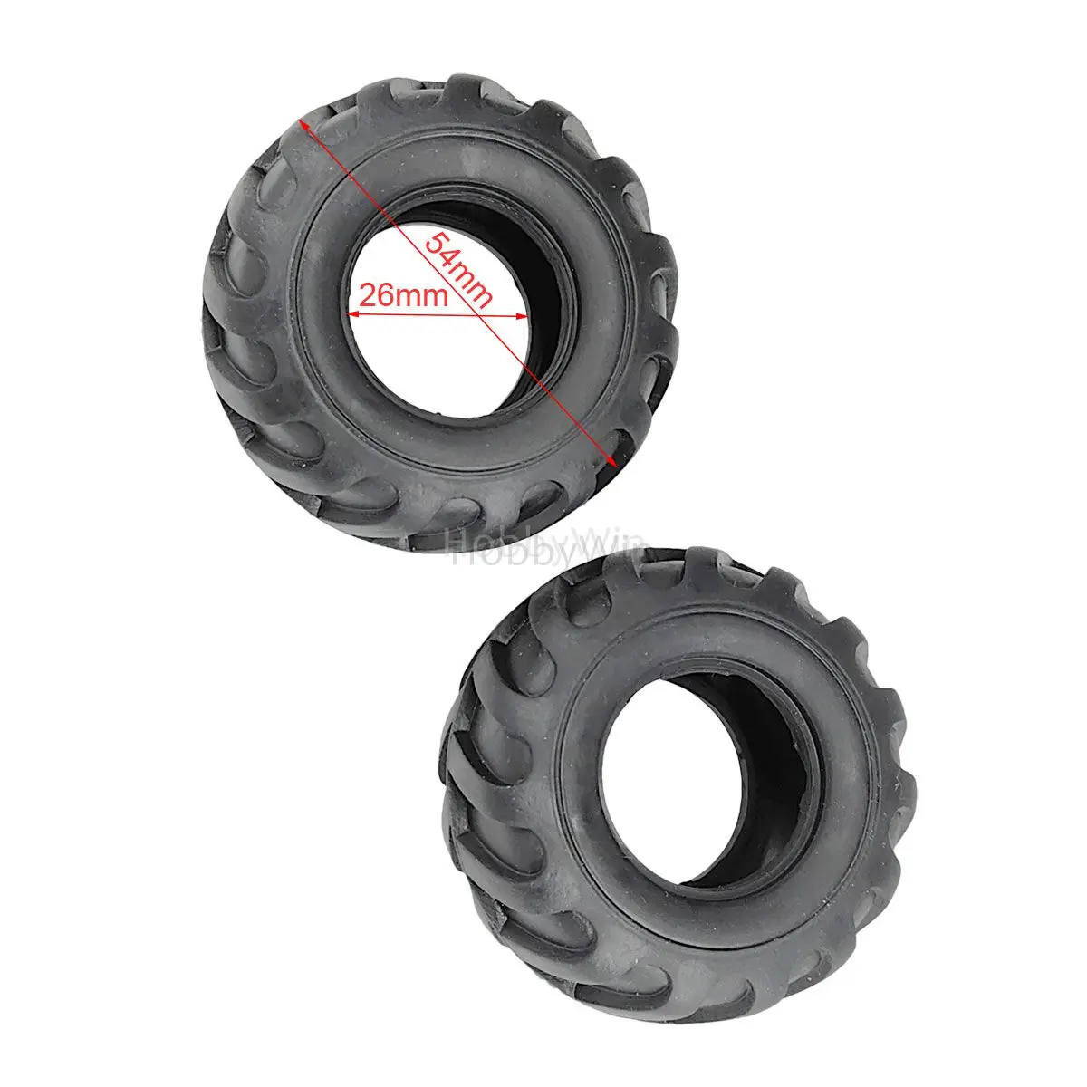 

HBX part 24966 Tire 2pcs for Haiboxing 1/24 scale Electric RC Crawler Truck 2098B