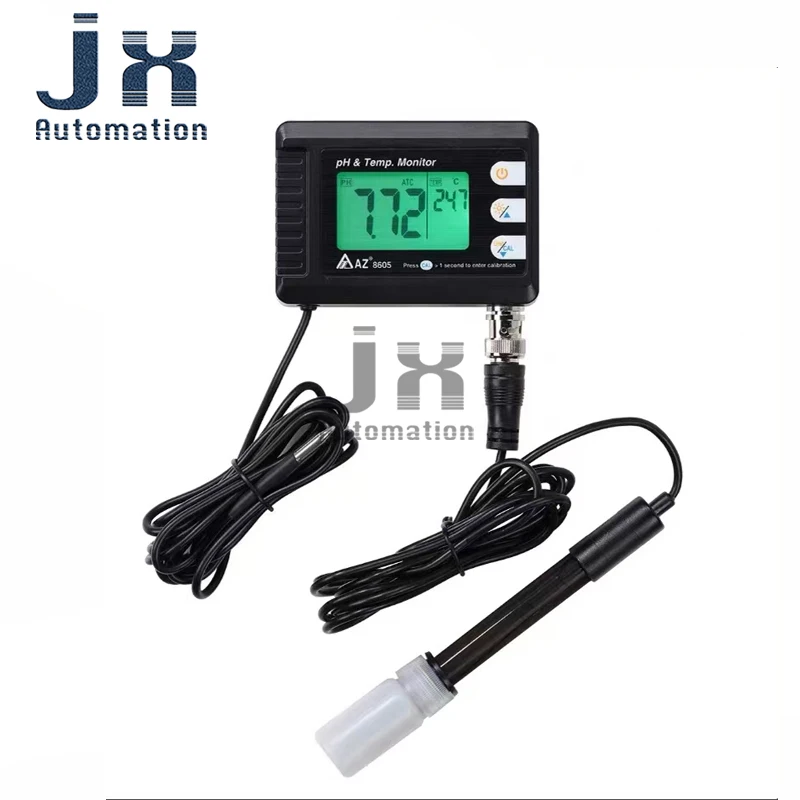 

AZ8605 Wall Mounted pH Meter Used for High-precision Industrial Wastewater Detection and Aquaculture pH Testing Instrument