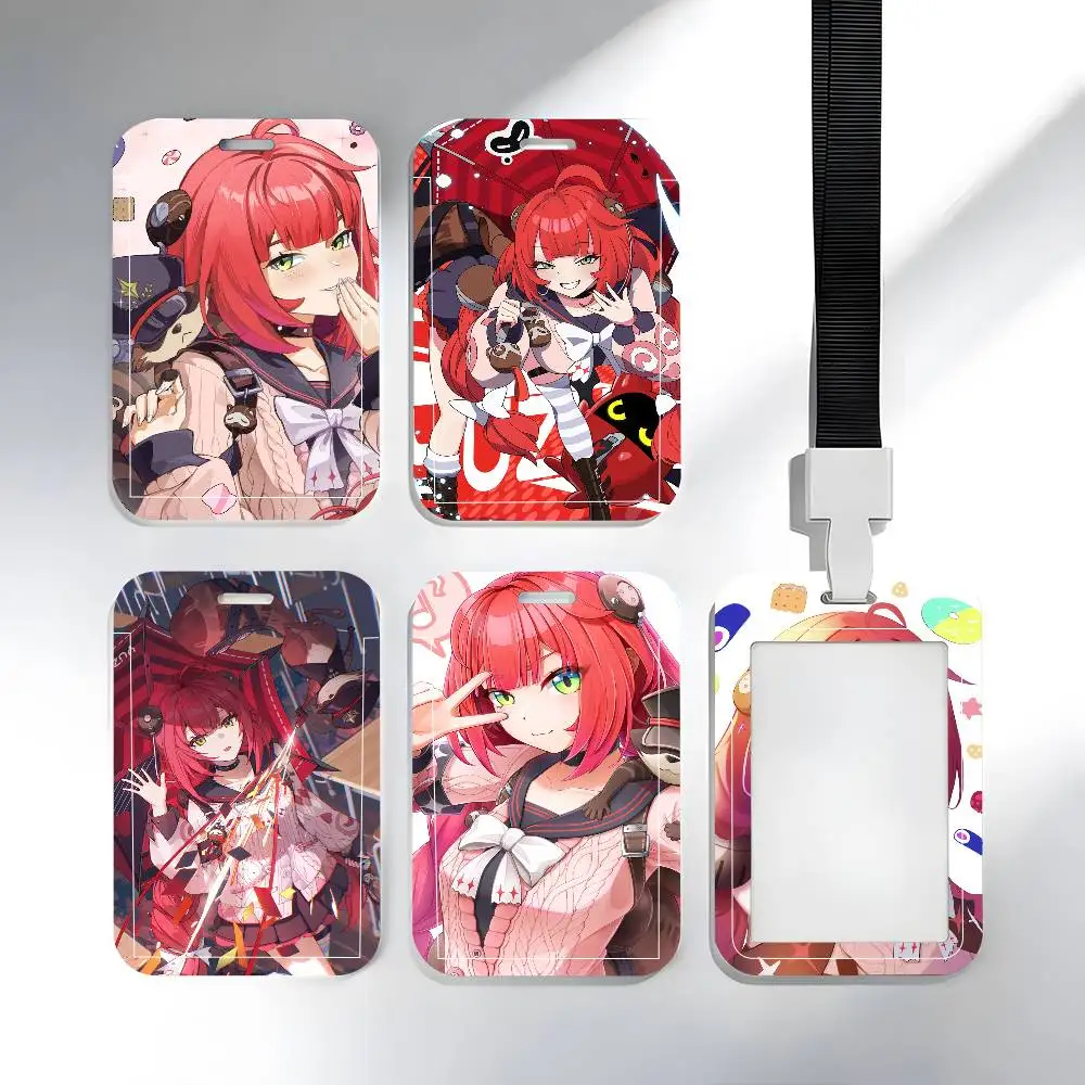 Ukinami Yuzuha Lanyard Card Holders Student ID Card Holders Neckband Card Holders Access Control Accessories Gifts