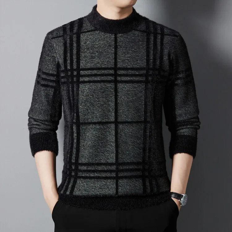 

Вязаный свитер Stand Commuter Sle Верхний трикотаж Обычный калибр круглый Ne Basic Mass Appeal Long Sve Winter Faion