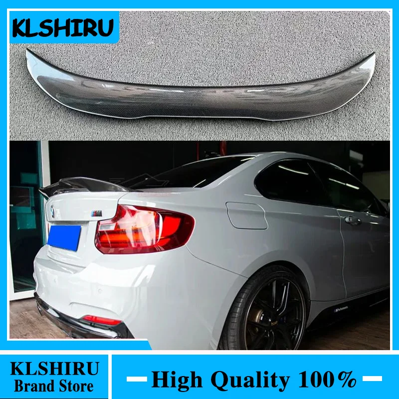 F22 PSM Style Spoiler for BMW 2 Series F23 M2 F87 220i M235i 228i High Quality Real Carbon Fiber Spoiler Wings 2014-2020