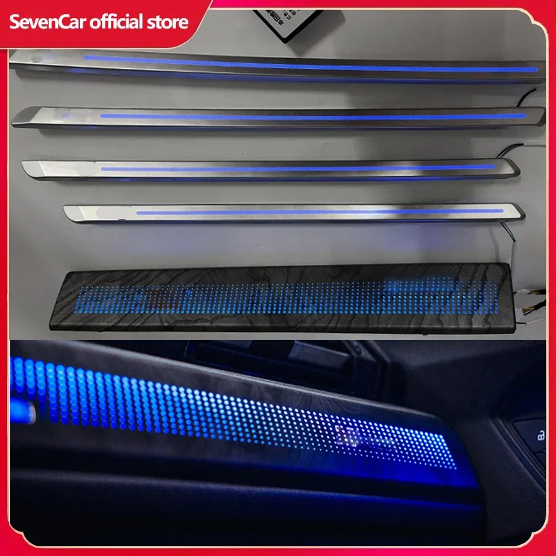 For Audi Q3 2019-2023 Carving Laser Led Ambient Light dashboard panel Decorate Light Replace Style