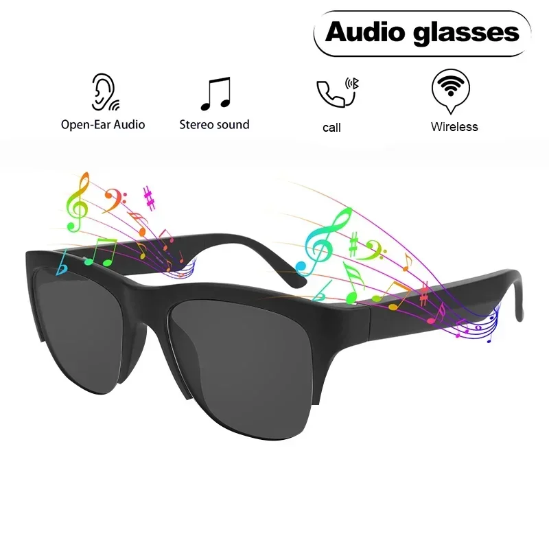 

Wireless Bluetooth- Enjoy Music Wirelessly Hands-free Calling Music Outdoor Sports Eyeglasses TWS 5.3 Sunglasses Headphones