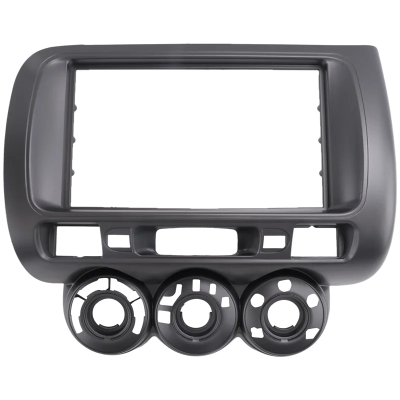 

A21F-Car Radio Fascia For Honda Fit Jazz City LHD One Din Dvd Stereo Cd Panel Mount Installation Trim Kit Frame Bezel