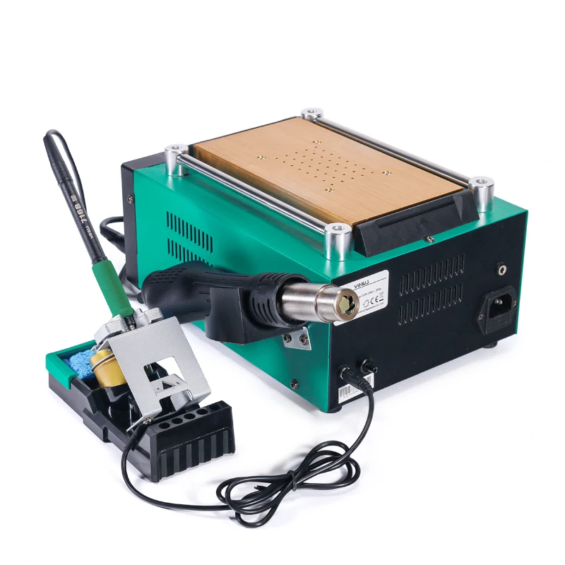 

YIHUA 853AAA-II 3-in-1 Repair Station 1170W/1250W high power LCD Separator Preheat Plate & Soldering Iron