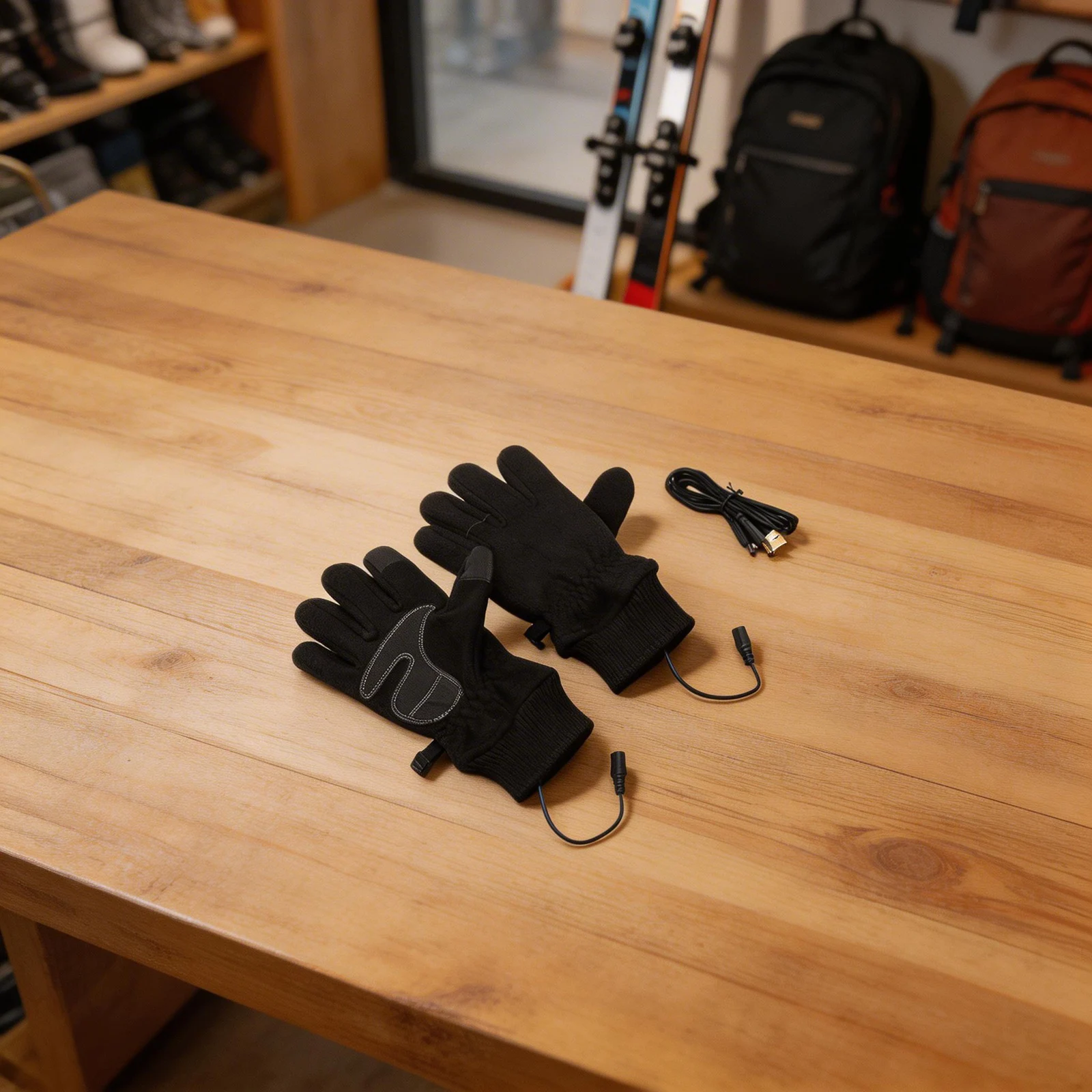 

Электрические перчатки с подогревом и сенсорными пальцами, ветрозащитные, для зимних видов спорта: лыжного спорта, велоспорта, пешего туризма