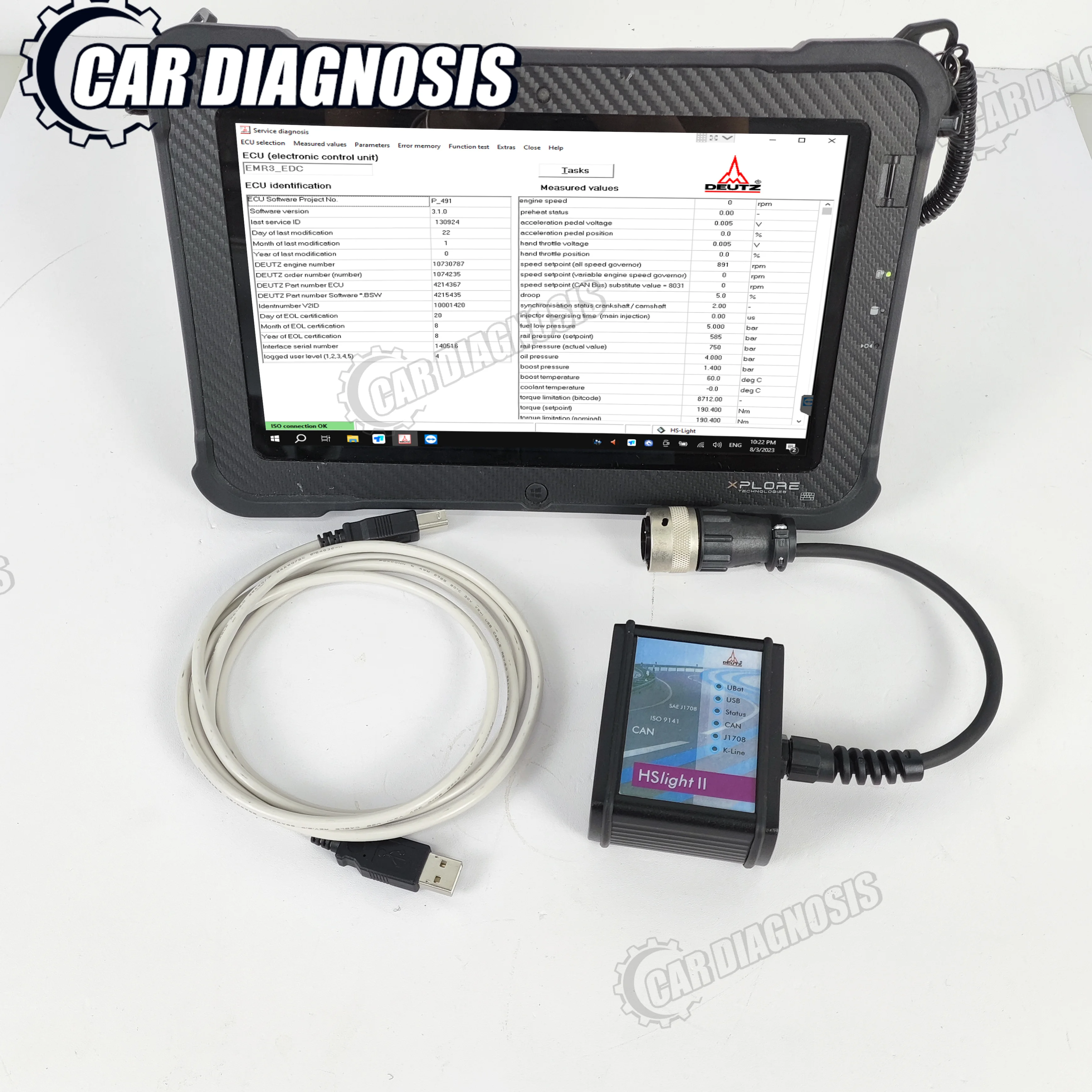 

For deutz Kit diagnostik otomatis deutz (Hs Light) For deutz Diagnostics for Ford Hs Light II 2000 program with Xplore tablet