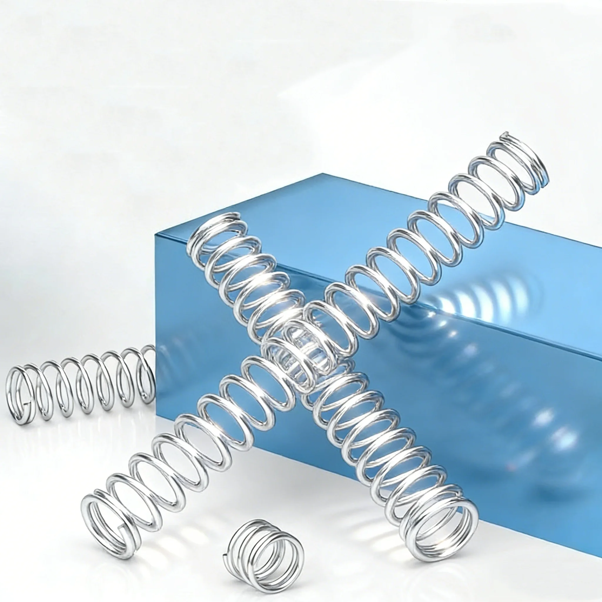 5-10pcs/Lot 1.2mm Stainless Steel Micro Small Compression Spring OD 6-20mm Length10 to100mm
