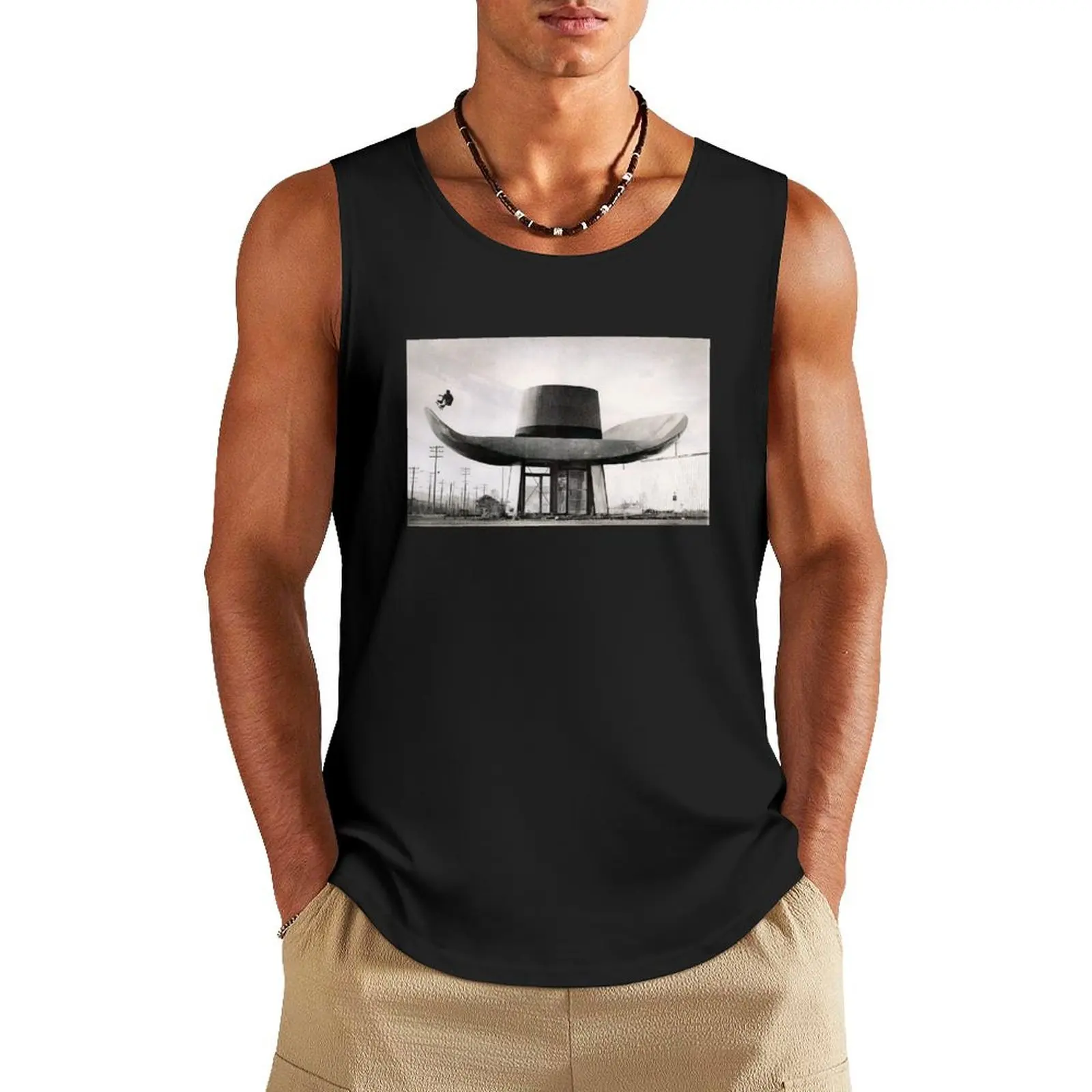 Hat and Boots with ollie photo in Georgetown, Seattle Tank Top t-shirt Men's Clothing