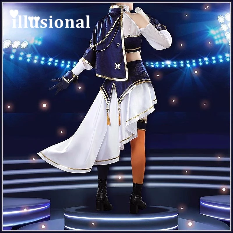 illusional Luxiem FANTASIA Cosplay Higuchi Kaede Cosplay Costume FANTASIA 4th anniversary Higuchi Kaede Dress