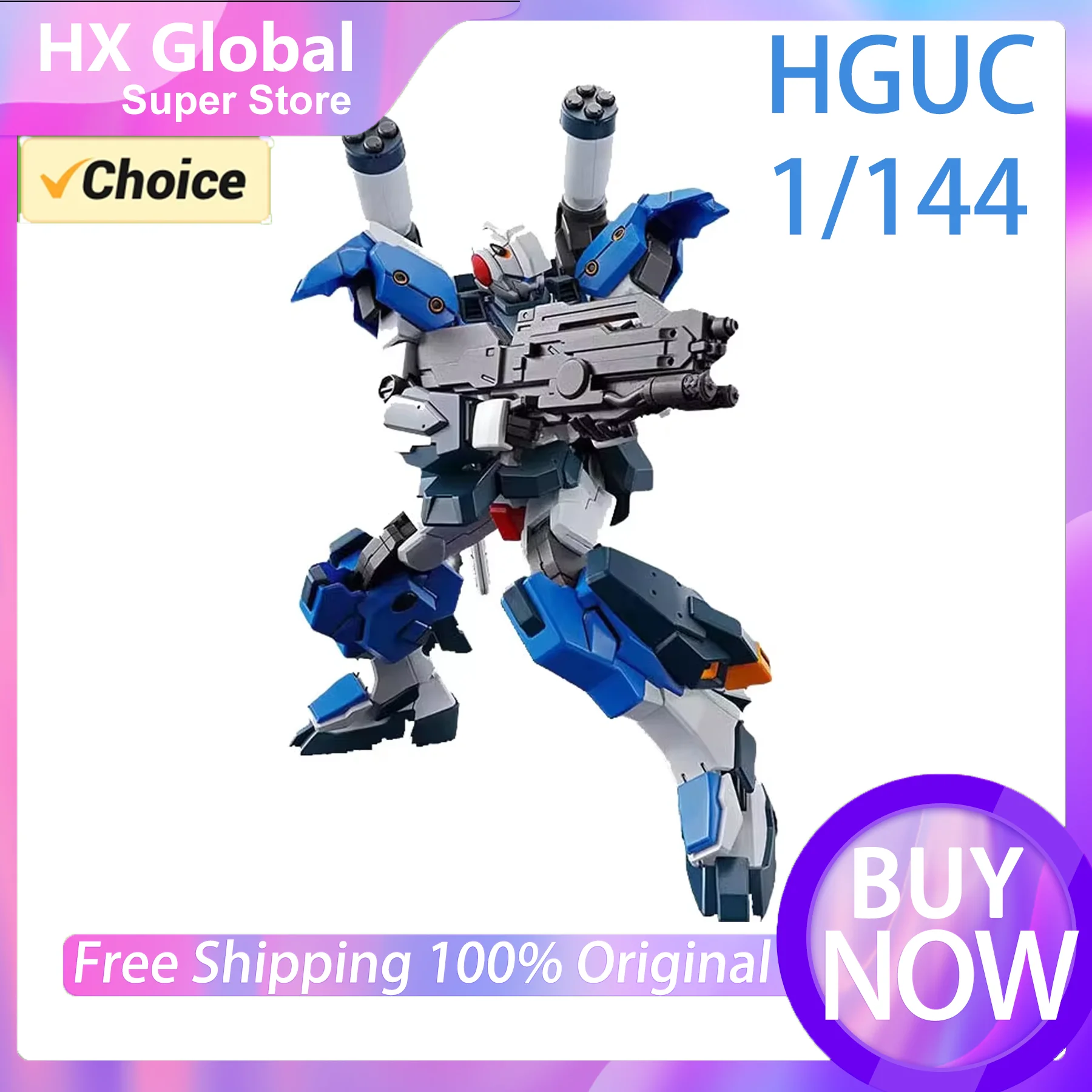 Hguc 1/144 Rx-81st Action Figures G-Line Standard Armor Pb Limited Gunda Assembly Model Anime Statue Collection Custom Toy