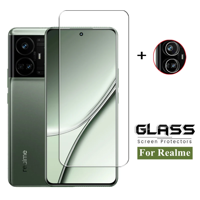 

Полноэкранное стекло для Realme GT5 5G, закаленное стекло для Realme GT5, защита экрана, Защитная пленка для объектива камеры телефона Realme GT 5