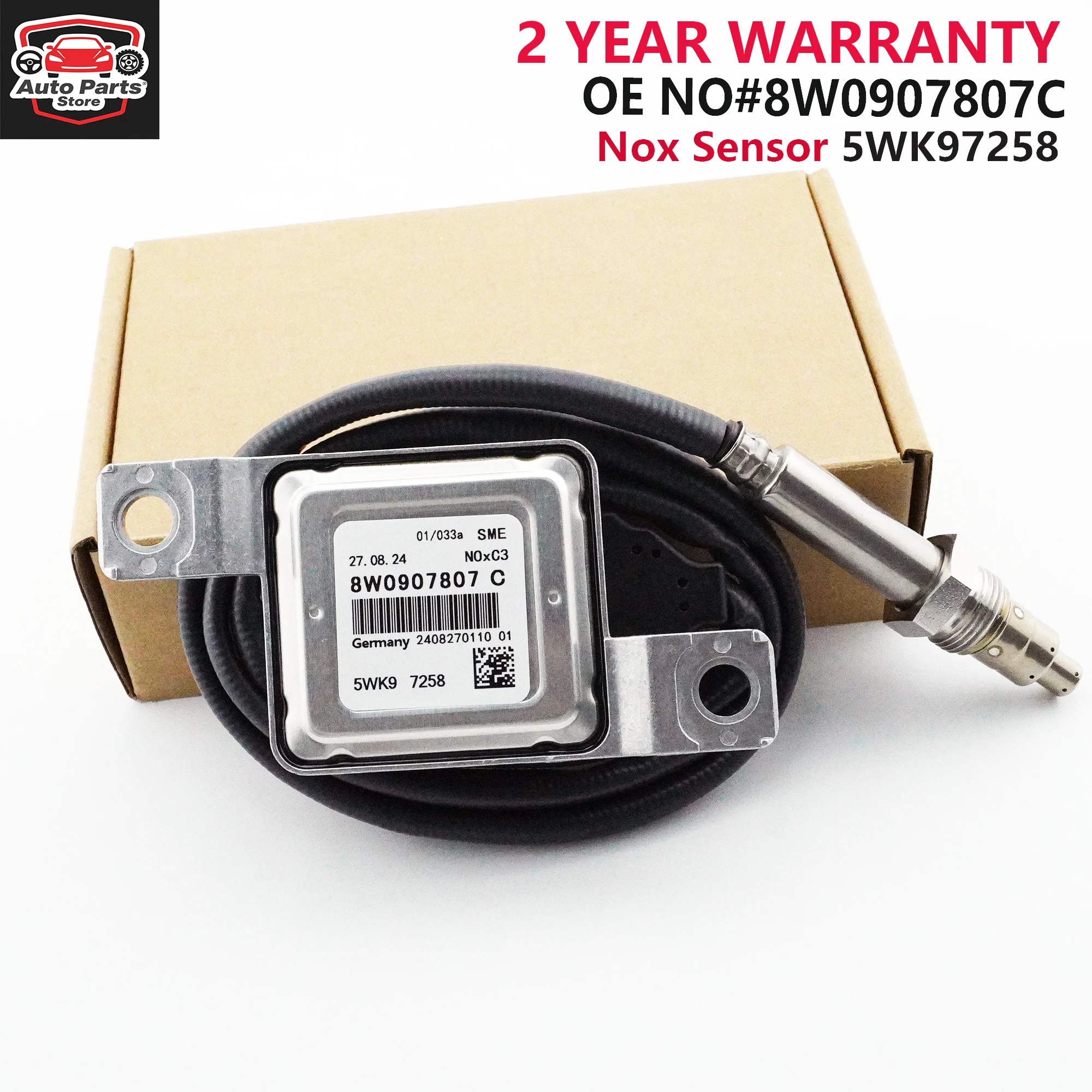 

Nitrogen Oxide NOx Sensor 8W0907807C 5WK97258 For Audi A4 A5 Q5