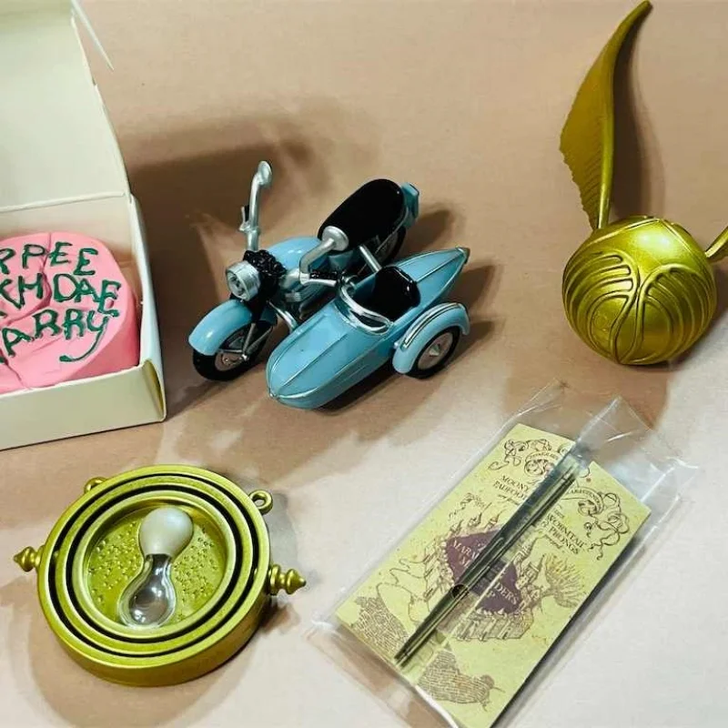 Bandai movie merchandise Gashapon Miniature Props Flying Motorcycle  Collectible Figurine Home Ornament For Collectors view 2