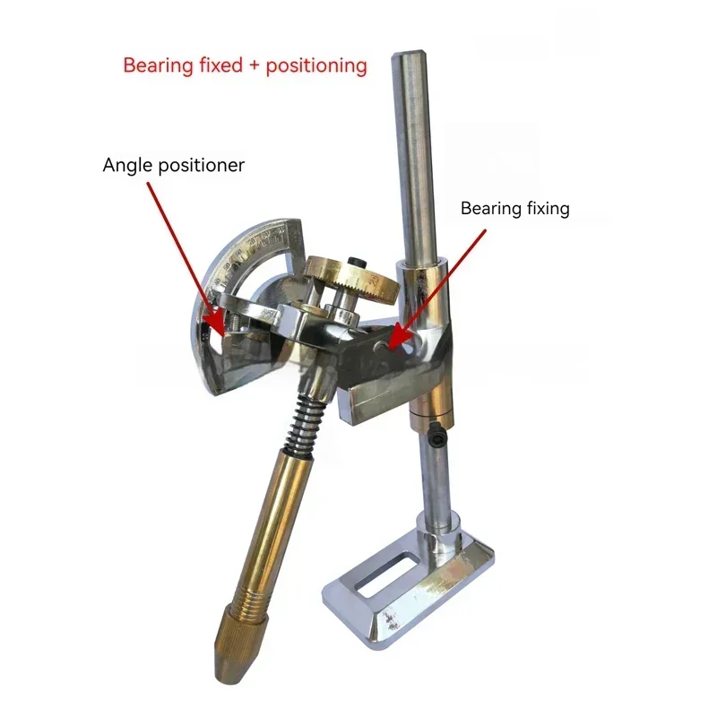 Lapidary Machine Gem Faceting Machine Gemstone Jade Angle Flat Milling Polishing Machine Adjustable with Dops 32/64/72/96 Scale