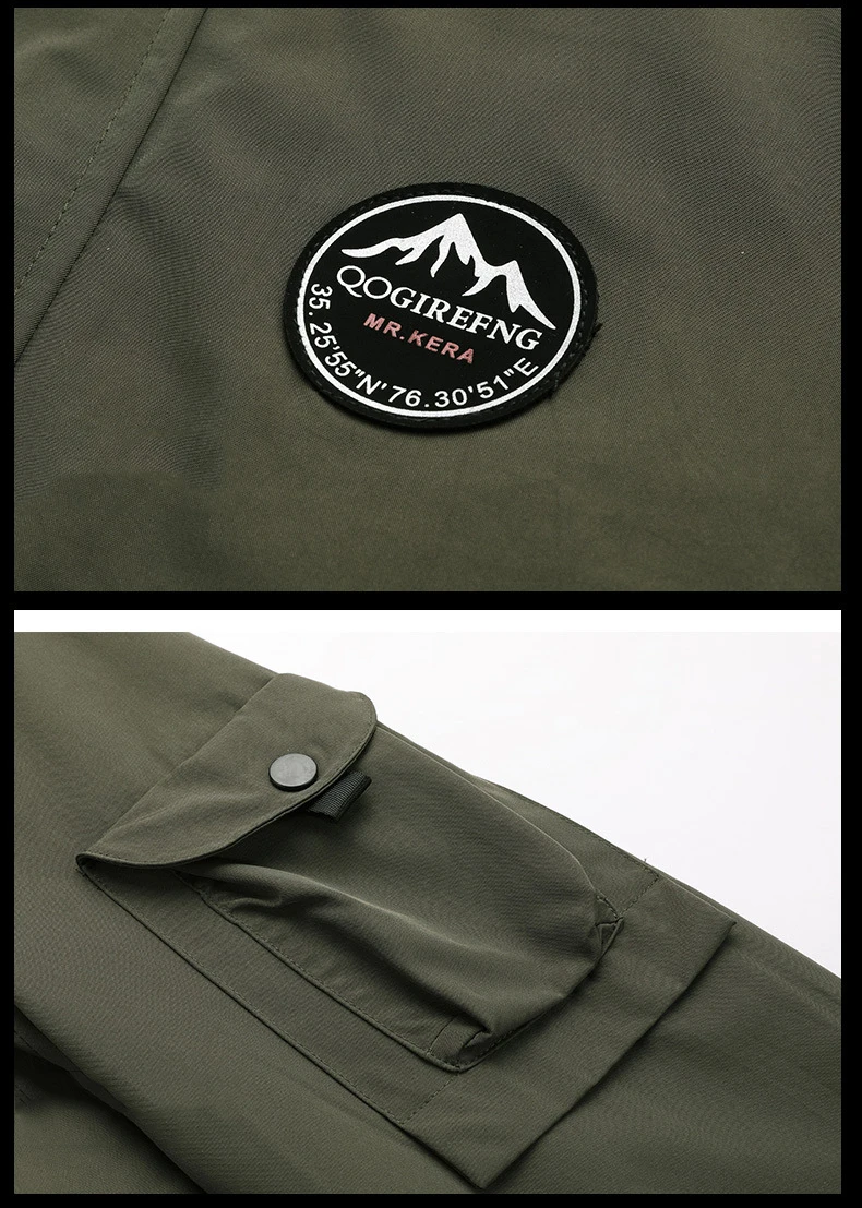 Men's Spring Coat Lightweight Jacket Casual Windbreaker Autumn Streetwear 2025 New Oversized Trendy Outdoor Work Daily Wear