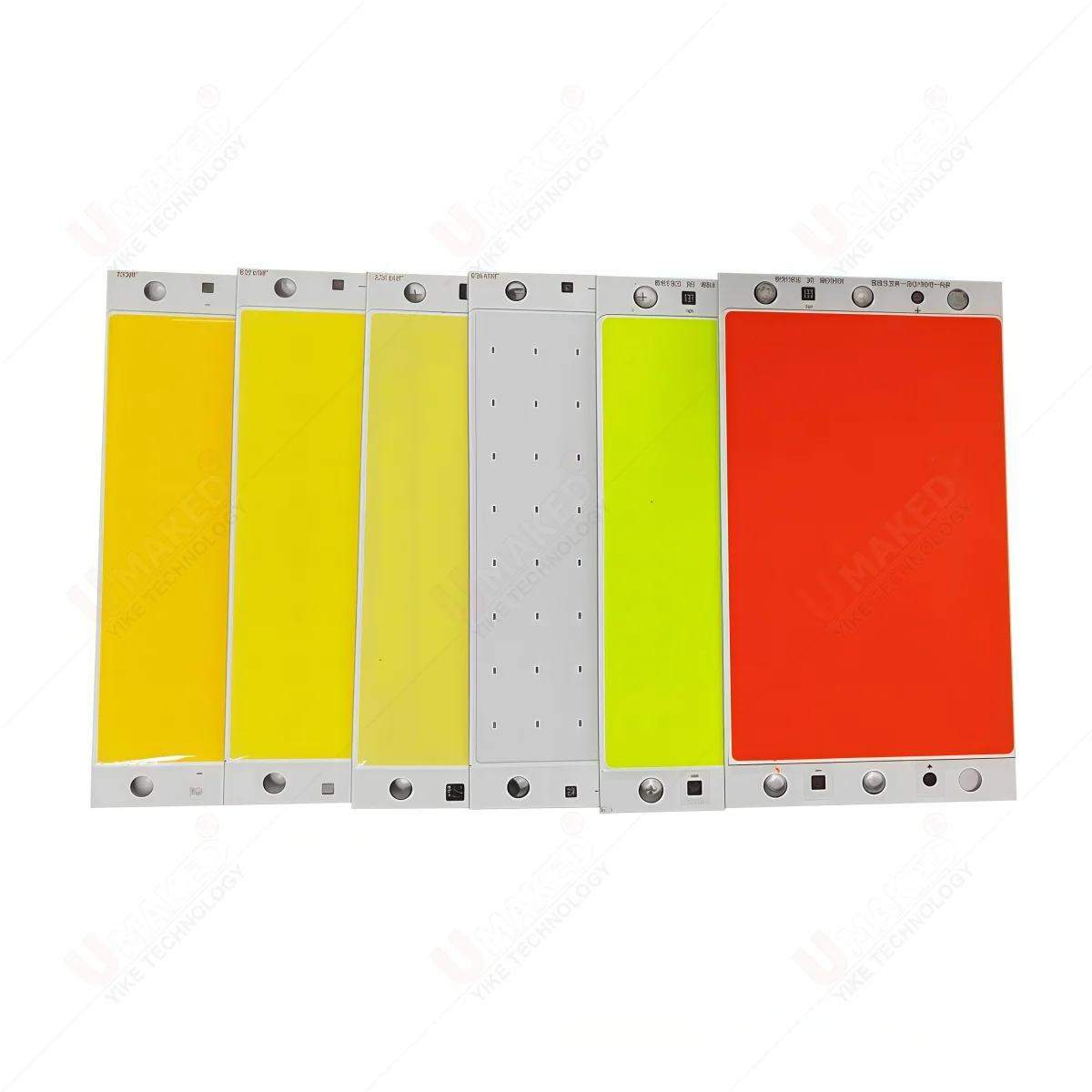 2pc 94*50mm LED Hard Light Strip COB Flip Chip Aluminum Substrate DC12~14V 20W Single Color 3000K Warm 4000K Neutral 6000K White